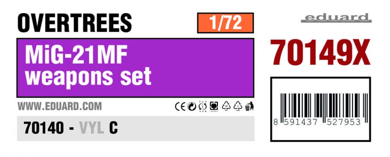 Eduard Bausätze - MiG-21 weapons set OVERTREES