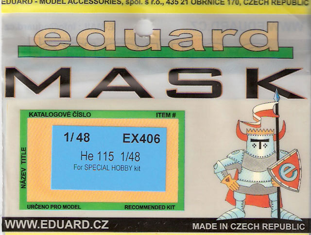 Eduard Mask - He 115 Mask