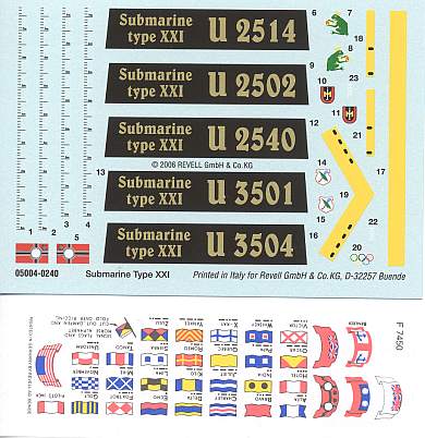 Revell - Deutsche U-Boot Typ XXI