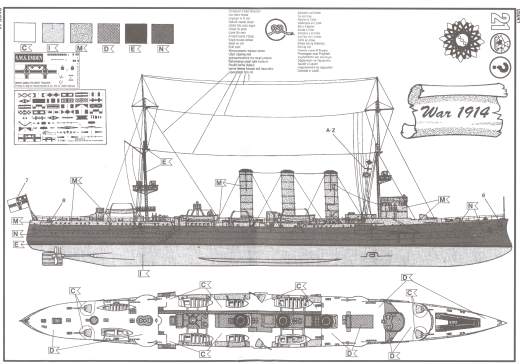 Revell - Kleiner Kreuzer SMS Emden