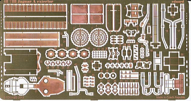 Eduard Ätzteile - Jaguar A exterior