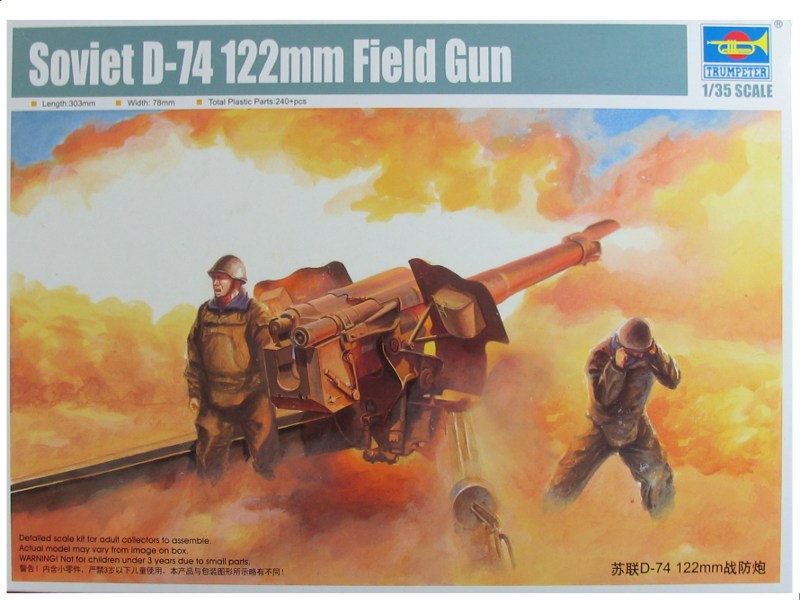 Trumpeter - Soviet D-74 122mm Field Gun