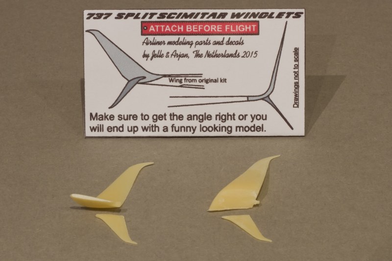 Attach Before Flight - Boeing 737NG, Split Scimitar Winglets