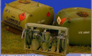 U.S. Army Fuel Drums & Pump