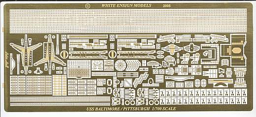 White Ensign Models - Ätzteileset für die Baltimore-Klasse von Trumpeter