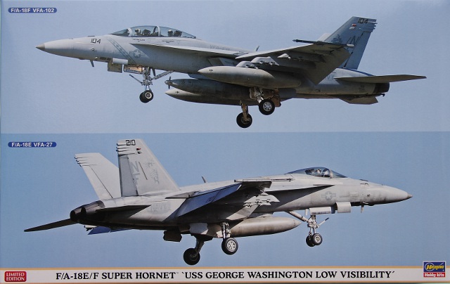 Hasegawa - F/A-18E/F Super Hornet USS George Washington Low Visibility