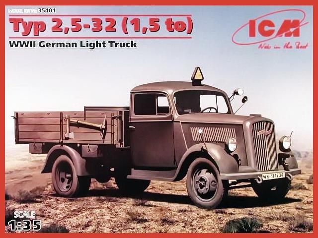 ICM - Typ 2,5-32 (1,5 to) - WWII German Light Truck
