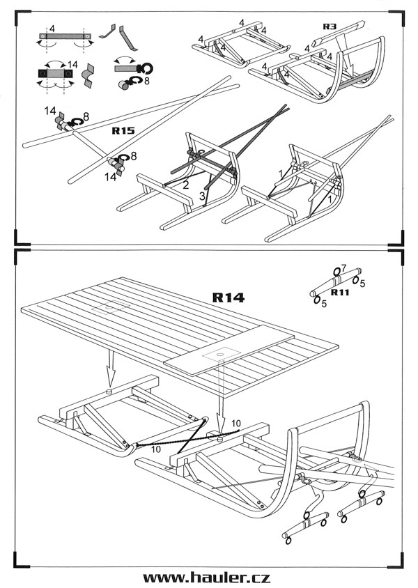 Hauler - HS-3 Schlitten 500kg