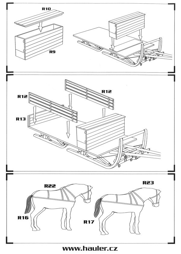 Hauler - HS-3 Schlitten 500kg