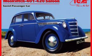 Moskvitch-401-420 Saloon - Soviet Passenger Car