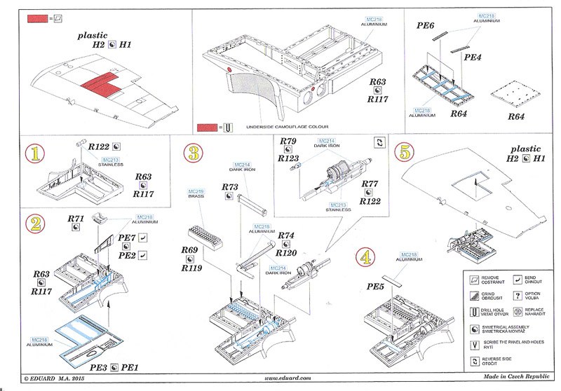 Eduard Brassin - Spitfire Mk.VIII gun bays