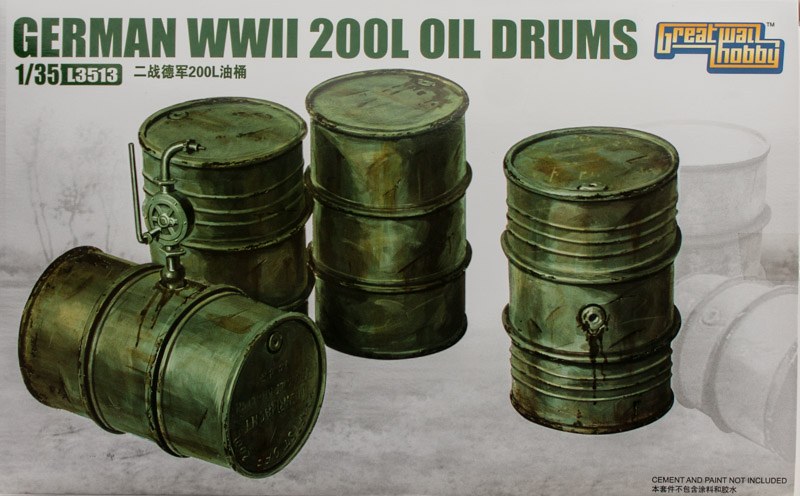 Great Wall Hobby - German WWII 200L Oil Drums