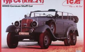 Detailset: Typ G4 (Kfz.21) - WWII German Staff Car