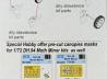 DH.94 Moth Minor Wheels / Circumferential Tread Pattern