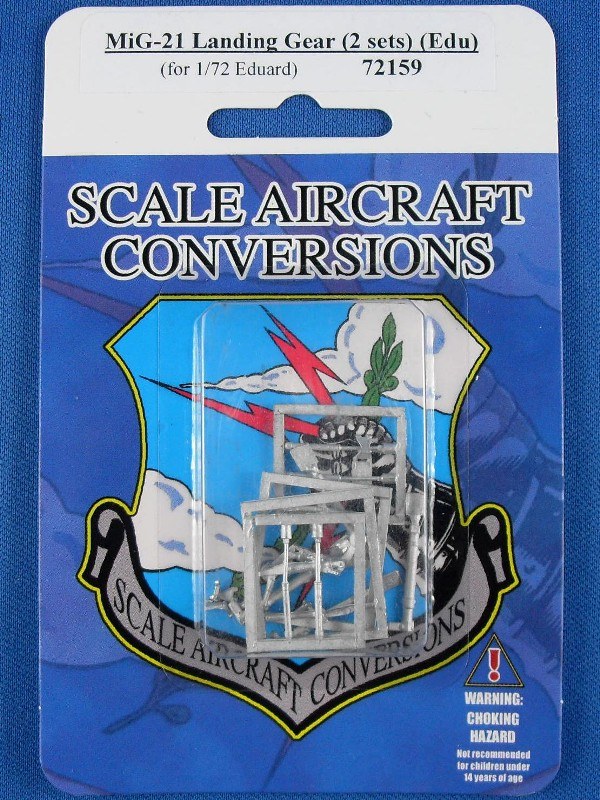 Scale Aircraft Conversions - MiG-21 Landing Gear (2 sets) (Edu)