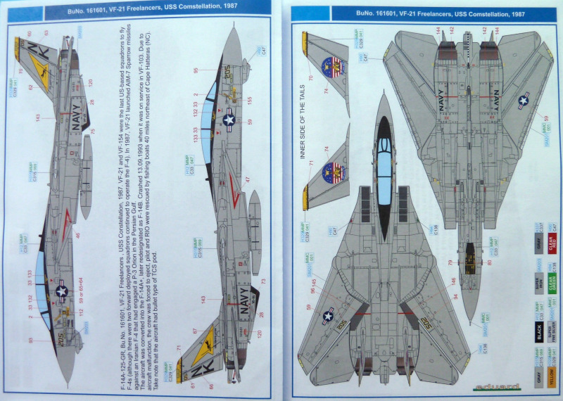 Eduard - Eduard Decals F-14A