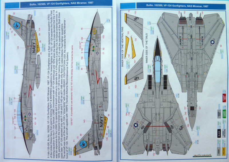 Eduard - Eduard Decals F-14A