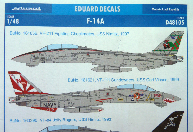Eduard - Eduard Decals F-14A