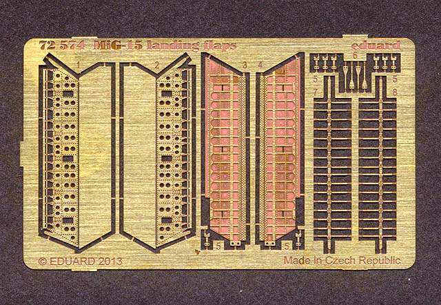 Eduard Ätzteile - MiG-15 landing flaps