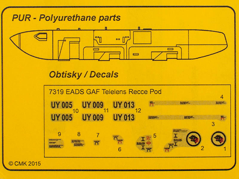 CMK - EADS GAF Telelens Recce Pod for German Tornado