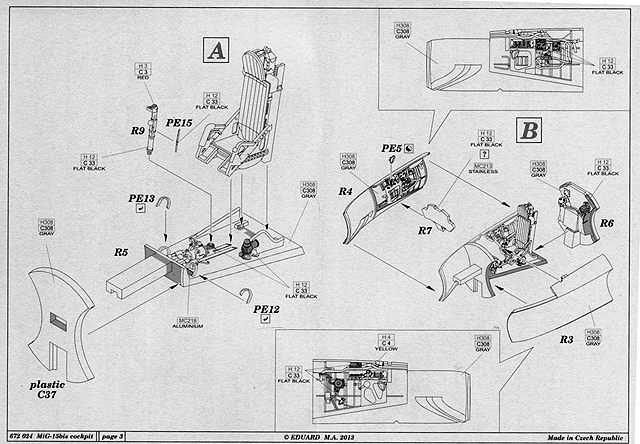 Eduard Brassin - MiG-15bis Cockpit