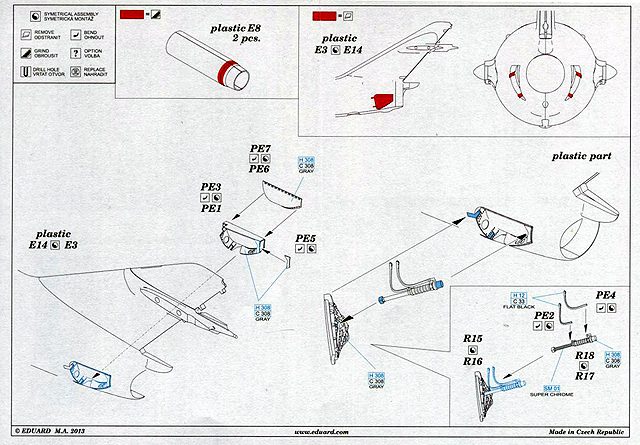 Eduard Brassin - MiG-15 Airbrakes