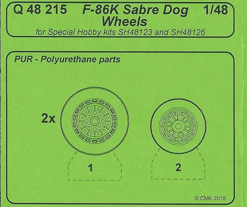 CMK - F-86K Sabre Dog Wheels