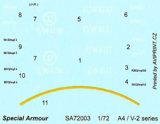 Special Armour - A4/V2 Rocket