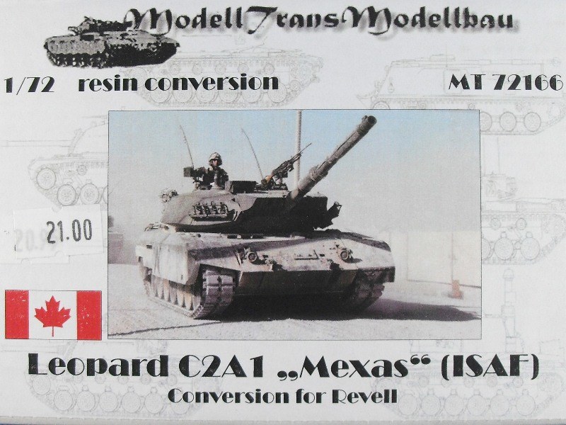 Modelltrans - Leopard C2A1 MEXAS (ISAF)
