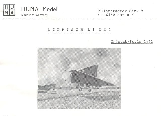 Huma - Lippisch Li DM1