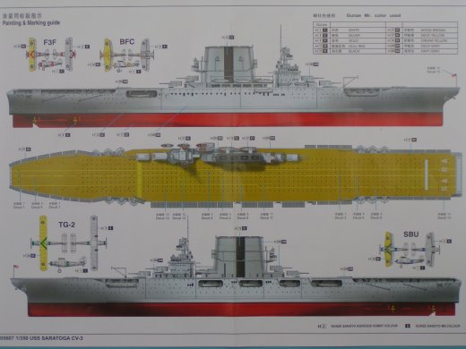 Trumpeter - CV-3 USS Saratoga