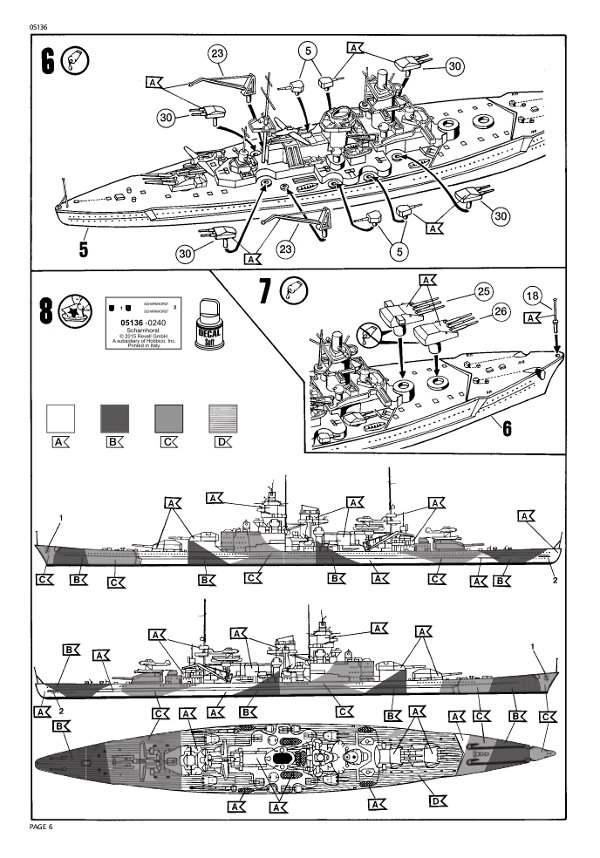 Revell - Battleship Scharnhorst