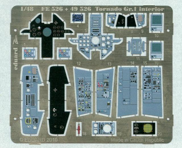 Eduard Ätzteile - Tornado Gr.1 interior S.A.