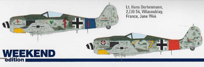 Eduard Bausätze - Fw 190 A-8 standard wings