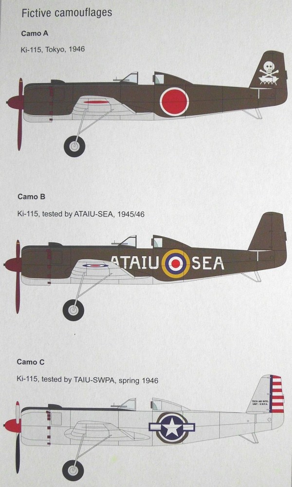 Special Hobby - Nakajima Ki-115 Tsurugi "Battle of Tokyo"