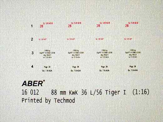 Aber - 8,8cm Tiger I A/T Ammo with box