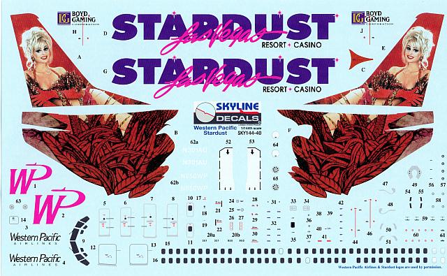 Skyline Models - Boeing 737-300 Western Pacific 