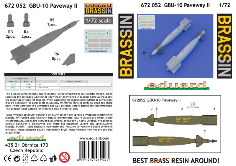 Eduard Brassin - GBU-10 Paveway II