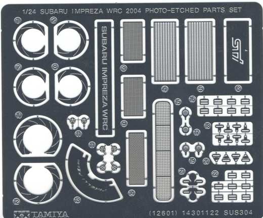 Tamiya - Subaru Impreza WRC 2004 Photo-Etched Parts Set