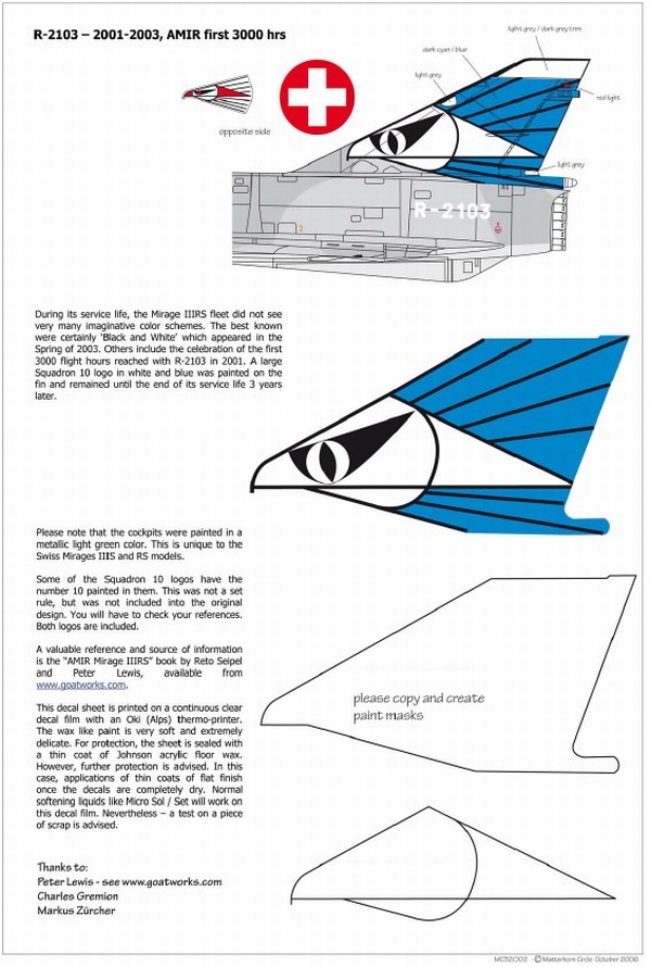 Matterhorn Circle - Mirage IIIRS