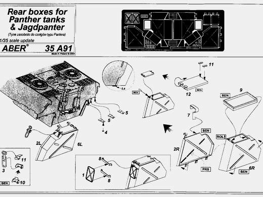 Aber - Rear boxes for Panther and Jagdpanther