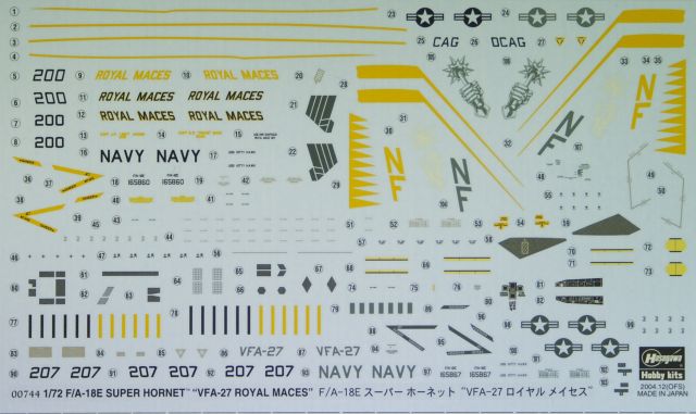 Hasegawa - F/A-18E Super Hornet "VFA-27 Royal Maces"