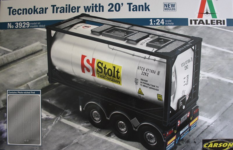 Italeri - Tecnokar Trailer with 20' Tank