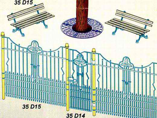 Aber - Grill for tree - type A