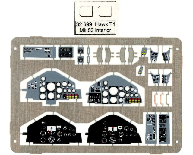 Eduard Ätzteile - Hawk T1 Mk.53 interior S.A.