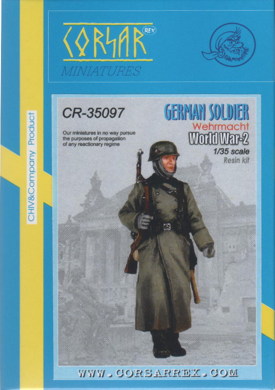 Corsar Rex Miniatures - German Soldier Wehrmacht