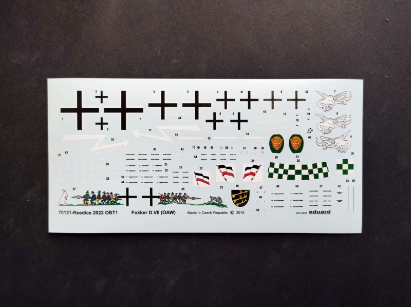 Eduard Bausätze - Fokker D.VII (OAW) – ProfiPack 