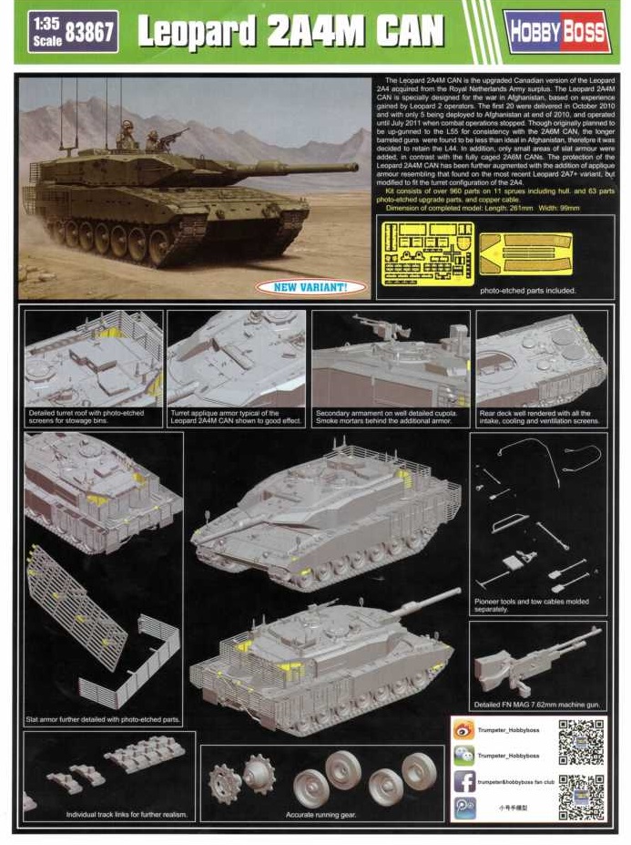HobbyBoss - Leopard 2A4M CAN