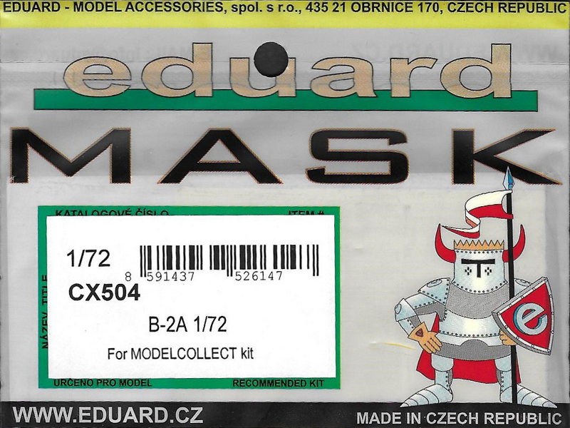 Eduard Mask - B-2A Mask