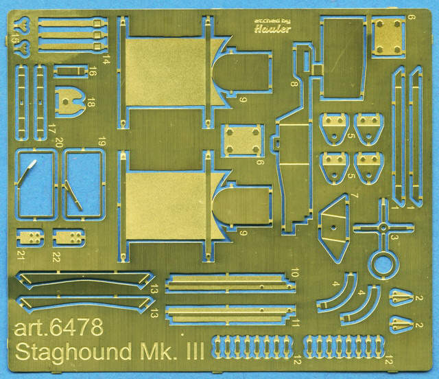 PE-Teile für mehr Details am Staghound